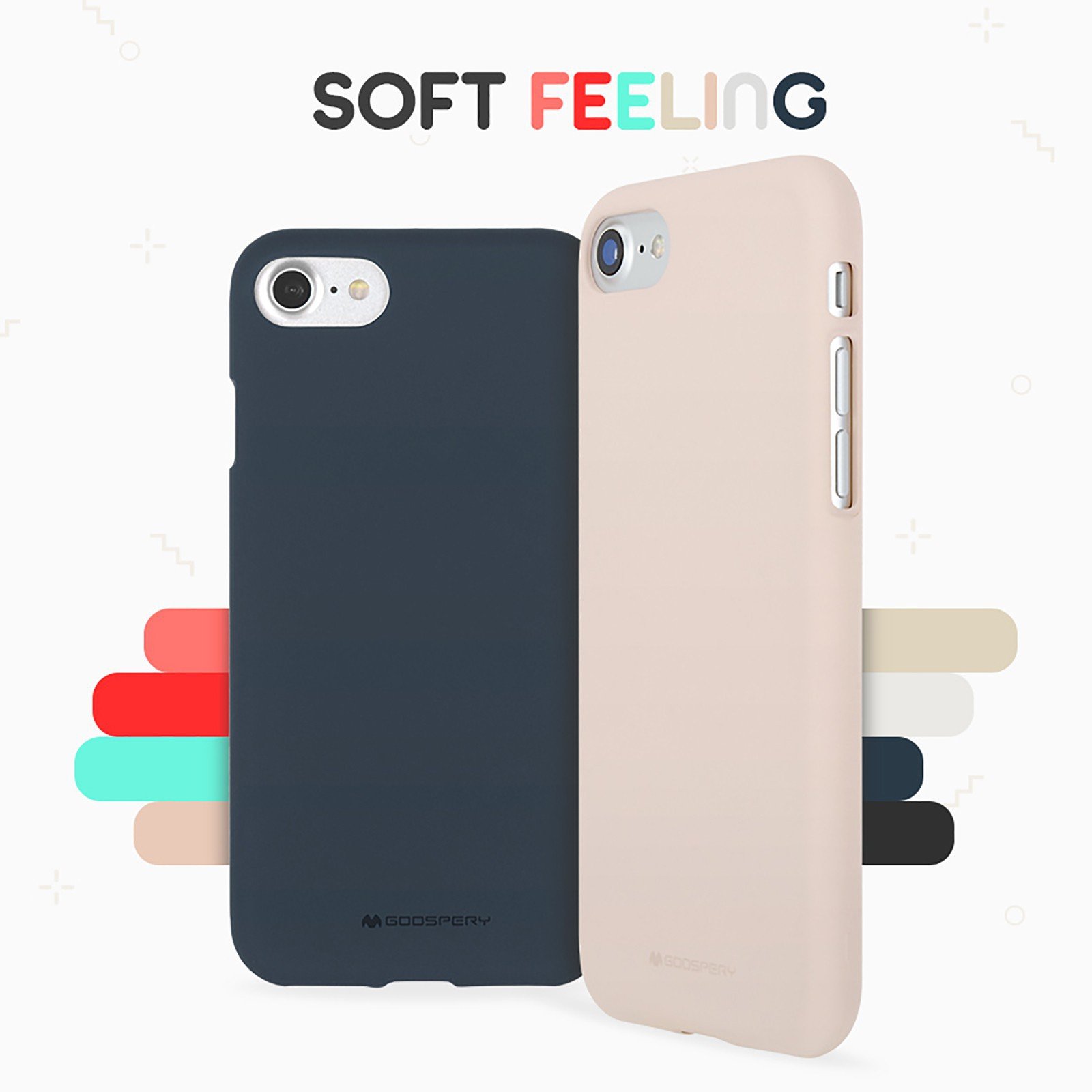 Iphone Series Case Mercury Soft Feeling Jelly Tight Tech