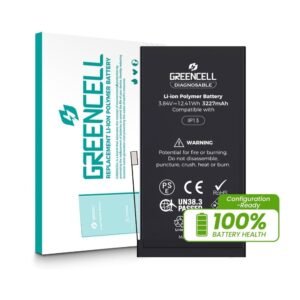 iPhone 13 Battery Replacement Greencell with Adhesive Strips 3227mAh (Configuration Ready)