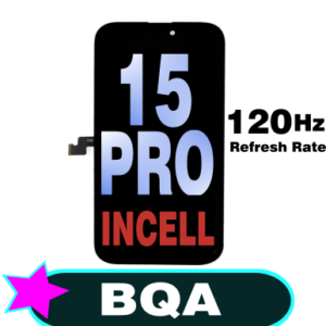 iPhone 15 Pro Screen Replacement Premium Incell LCD 120Hz (IC Chip Transfer Compatible) BQA