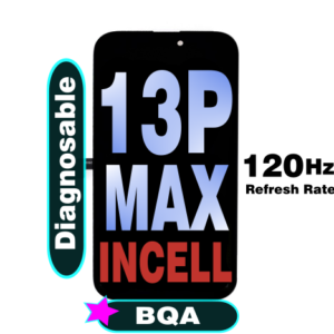 iPhone 13 Pro Max Screen Replacement Incell LCD Diagnosable 120Hz (IC Chip Transfer Compatible) BQA