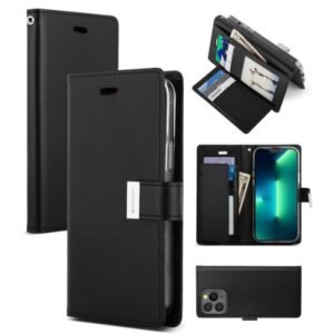 iPhone 16 Pro Max Case Rich Diary Wallet Goospery