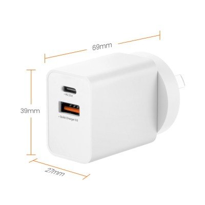 iQuick 20W PD3.0+QC3.0 Fast Charging Adapter5