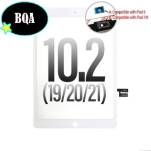 Touch Screen Digitizer with IC Connector for iPad 7 / 8 / 9 White BQA