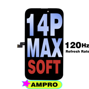 iPhone 14 Pro Max Screen Replacement Soft OLED 120Hz Refresh Rate (IC Chip Transfer Compatible) AMPRO