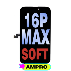 iPhone 16 Pro Max Screen Replacement Premium Soft OLED LCD (Compatible With IC Chip Transfer) AMPRO