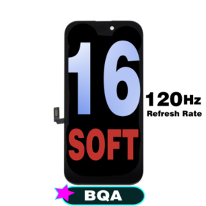 iPhone 16 Screen Replacement Soft OLED 120Hz Refresh Rate (IC Chip Transfer Compatible) BQA
