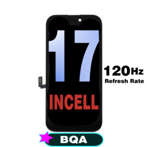 iPhone 17 Screen Replacement BQ7 Diagnosable Incell LCD Assembly (120HZ,Configuration Ready)