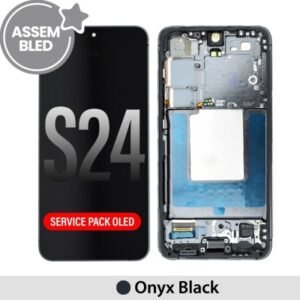 S24 Screen Replacement Service Pack OLED Samsung Onyx Black SM-S921 LCD Touch Digitizer Assembly
