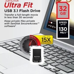 SanDisk Ultra Fit 32GB USB 3.2 Flash Drive  Memory Stick PC 130MB/s SDCZ430-32G