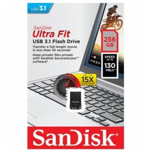 SanDisk Ultra Fit 256GB USB 3.2 Flash Drive  Memory Stick PC 130MB/s SDCZ430-256G