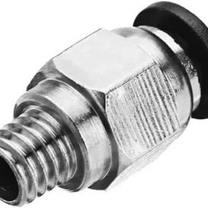 PC4-M6-M10 4.3mm Bore Pneumatic Fitting - 3D Print BambuLab