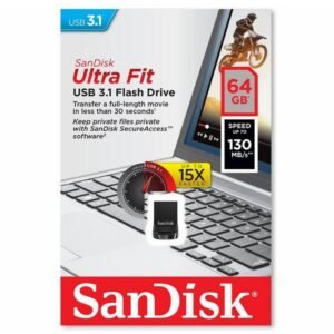SanDisk Ultra Fit 64GB USB 3.2 Flash Drive  Memory Stick PC 130MB/s SDCZ430-064G