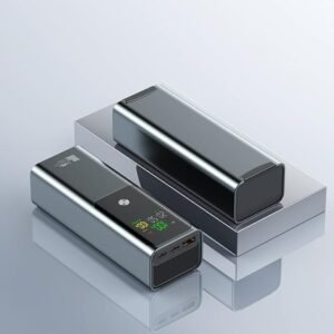 100W Laptop Power Bank, 20000mAh 3-Port Portable Charger with USB-C, Digital Display, Fast Charging For Laptop MacBook