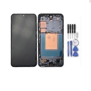 S24 Screen Replacement LCD Samsung Onyx Black SM-S921 LCD Touch Digitizer Assembly AMPRO