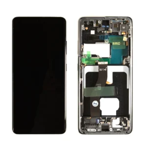 S21 Ultra Screen Replacement Samsung Silver SM-G998 LCD Touch Digitizer Assembly AMPRO