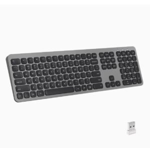 Cimetech Wireless Multi-Functional Keyboard – Gray & Black 2.4GHz