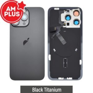 iPhone 15 Pro Max Rear Glass Back Cover Replacement with Magsafe NFC Reader and Charge Coil