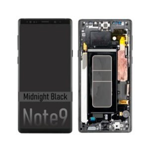 Samsung Galaxy Note 9 N960F OLED Screen Replacement with Frame Service Pack Midnight Black