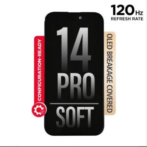 iPhone 14 Pro Screen Replacement Soft OLED 120Hz Refresh Rate (Diagnosable Ready)