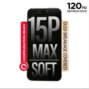 iPhone 15 Pro Max Screen Replacement Soft OLED 120Hz Refresh Rate (Diagnosable Ready)