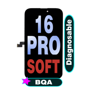 iPhone 16 Pro Screen Replacement Diagnosable Soft OLED Assembly (120HZ,Configuration Ready) BQA