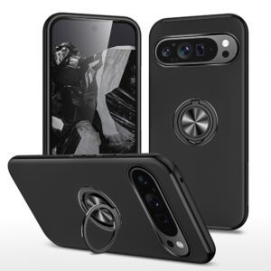 Google Pixel 9 Pro XL Case Magnetic Ring Holder Shockproof Cover