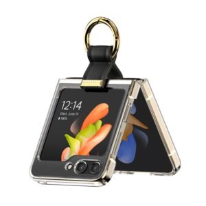 Samsung Galaxy Z Flip 6 Case Mercury Golden Bell Ring Holder