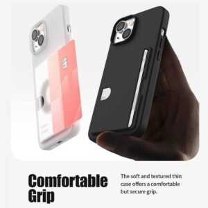 iPhone 17 Case Mercury Goospery Rail 2 Card Cover Transparent