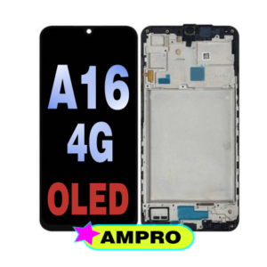 Samsung Galaxy A16 4G A165 OLED LCD Screen Replacement Digitizer with Frame BQA