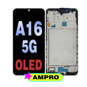 Samsung Galaxy A16 5G A166P OLED LCD Screen Replacement Digitizer with Frame BQA