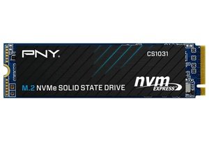 PNY CS1031 500GB M.2 2280 NVMe SSD Black